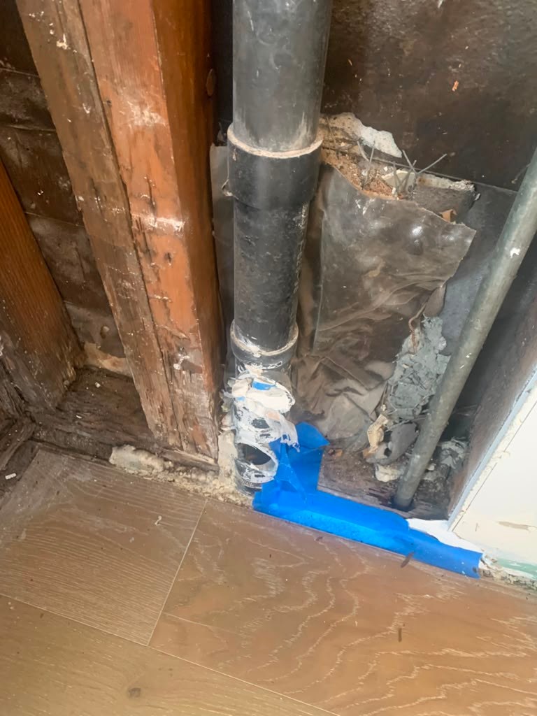Repairing Laundry Room Water Damage and Rotten Framing Caused by a Roof Leak in Azusa