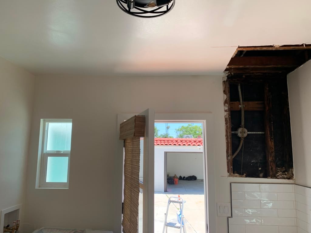 Repairing Laundry Room Water Damage and Rotten Framing Caused by a Roof Leak in Azusa